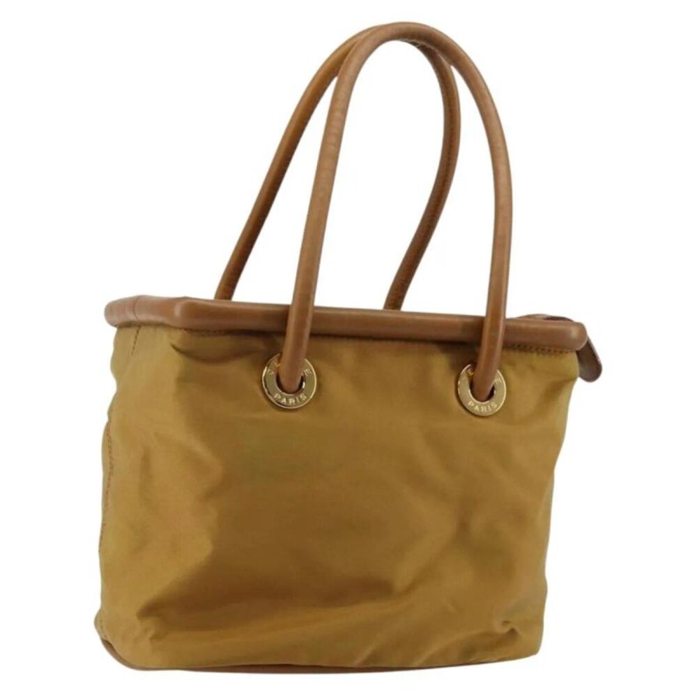 Celine Tote Nylon Brown Nylon Tote Bag Bag
